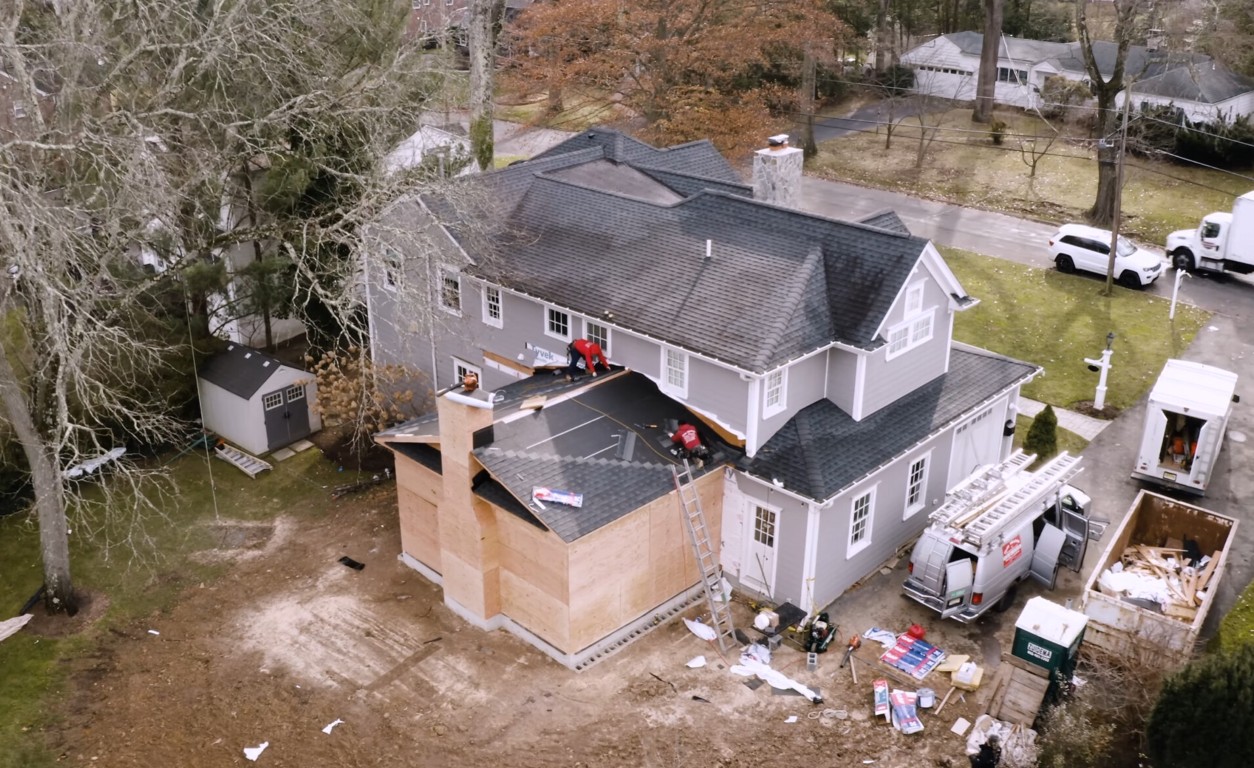 Professional sunroom installation in progress in Hayward, CA